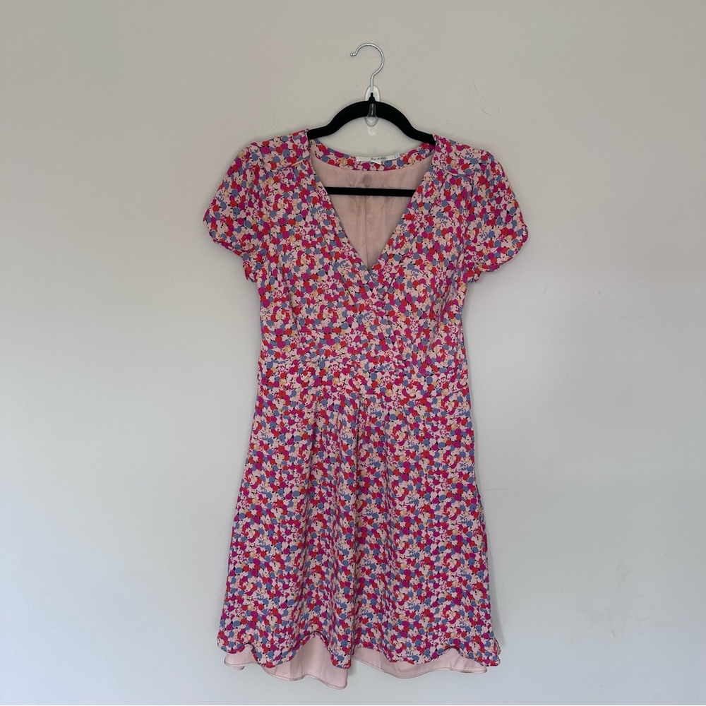 Boden V-Neck Short Sleeve Dress